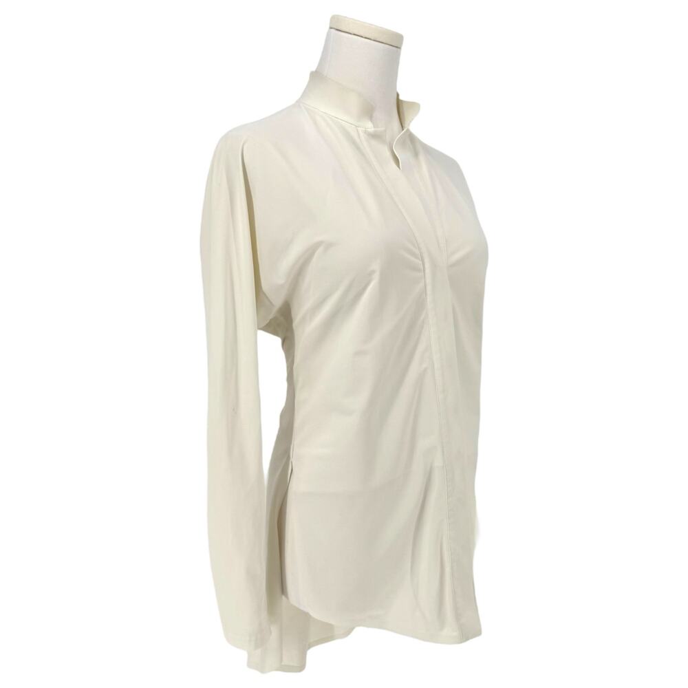 Aday Something Borrowed White Button Front Shirt … - image 2